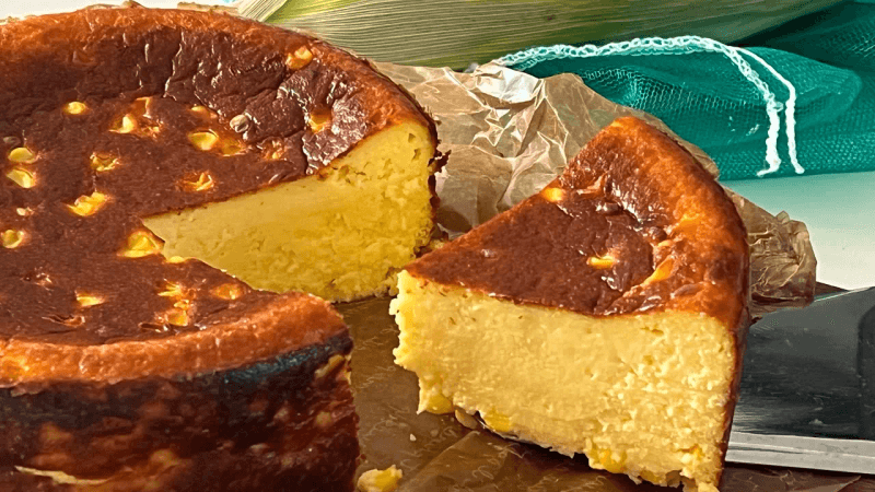 풍미 대박! 제철 디저트 먹어야죠 "초당 옥수수 바스크 치즈케이크" Thumbnail