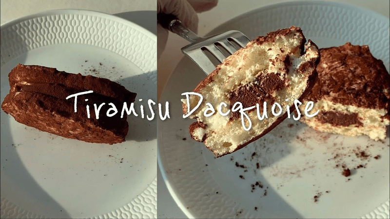 퇴사하고 장사할까?.. 했던 정말 맛있는 티라미수 다쿠아즈 레시피! Thumbnail