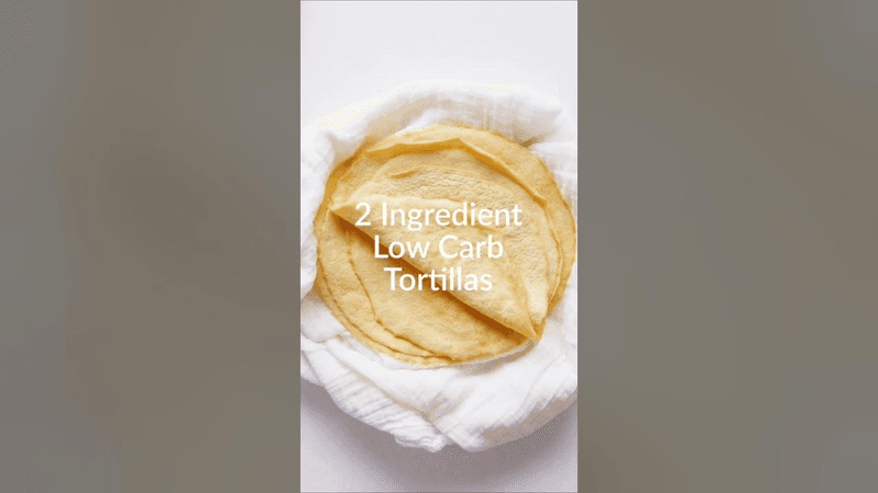 재료 2가지 저탄수화물 카니보어 또띠아 Thumbnail