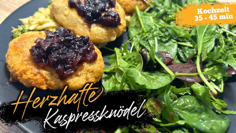 맛있는 카스프레스 크nö델 | 집에서 구워보세요 [레시피] #점심 #레시피 #채식 Thumbnail