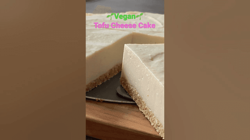 비건 두부 치즈 케이크 Thumbnail