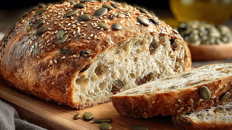 이 빵의 비밀: 혈중 콜레스테롤 수치를 낮춰줍니다! 밀가루와 설탕 없이. Thumbnail