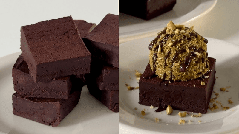 퍼지 브라우니 & 두바이 브라우니, 한 반죽으로 완성! 꾸덕•바삭함을 모두 잡았어요 Thumbnail