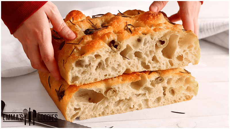 Big Bubble, NO-Knead Focaccia Bread Thumbnail