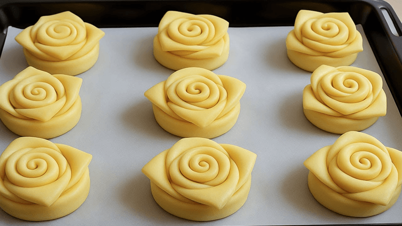 오래된 프랑스 빵집의 장미 브리오슈 Thumbnail