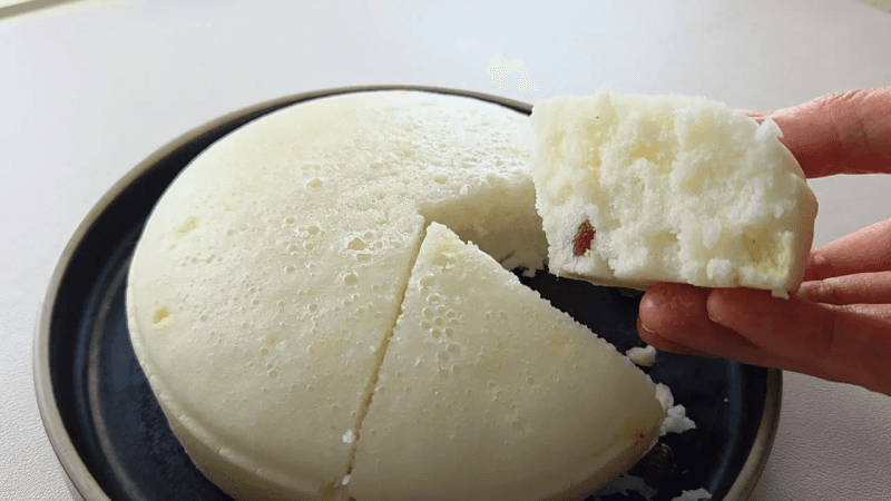 밀가루 없는 우유백설기 쌀빵 Thumbnail