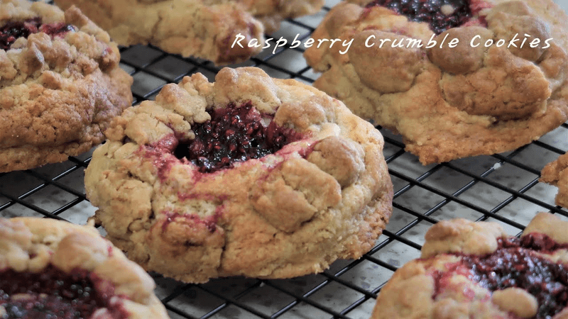 라즈베리잼 크럼블 쿠키 만들기 Thumbnail