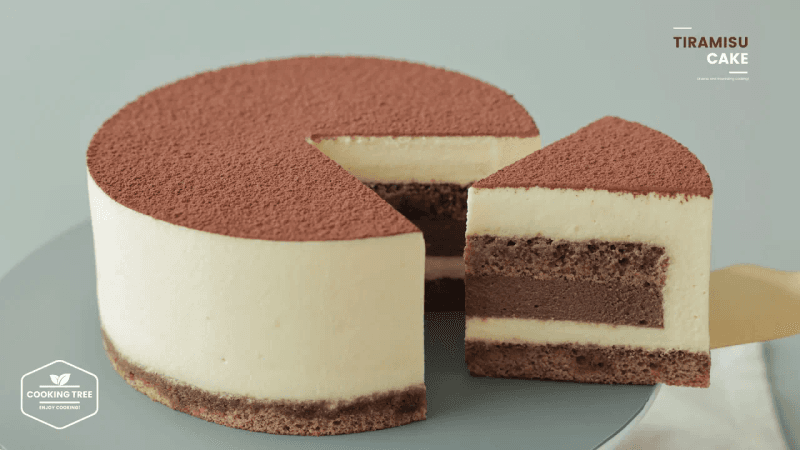 티라미수 케이크 만들기 : Tiramisu Cake Recipe Thumbnail