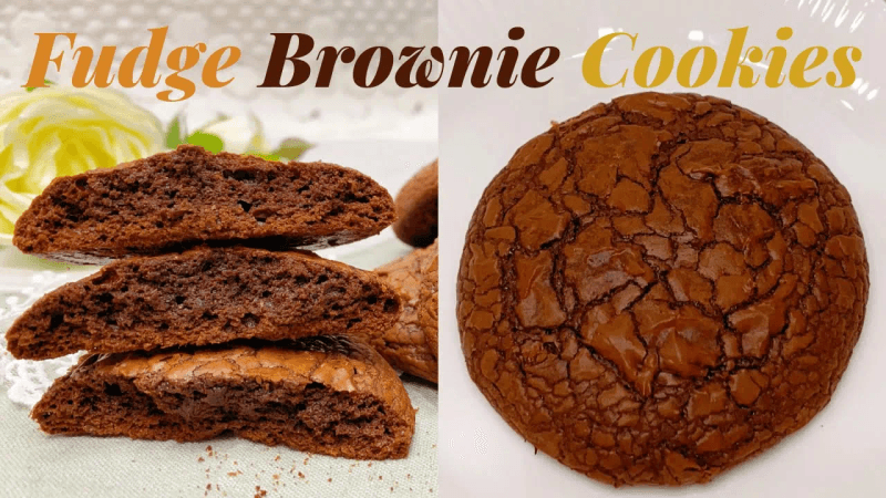 윤기나고 촉촉한 퍼지 브라우니 쿠키 만들기 (feat. 크랙쿠키) Thumbnail