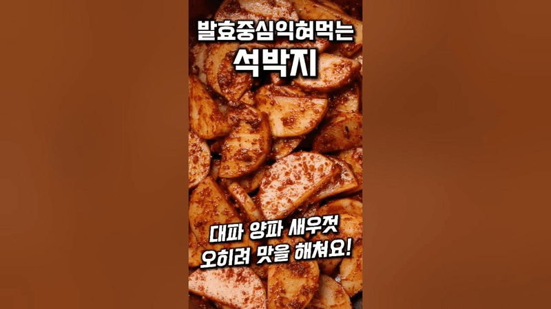 발효중심 석박지 Thumbnail