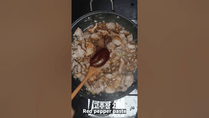 군대 간부식당에서 근무했을 당시 사단장이 먹고 포상휴가 준 짜글이 찌개 레시피 쇼츠 버전입니다. #shorts Thumbnail