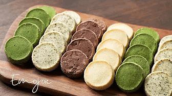 바삭한 다이아망 사블레 쿠키 레시피 - 바닐라, 홍차, 녹차, 초콜릿 Thumbnail