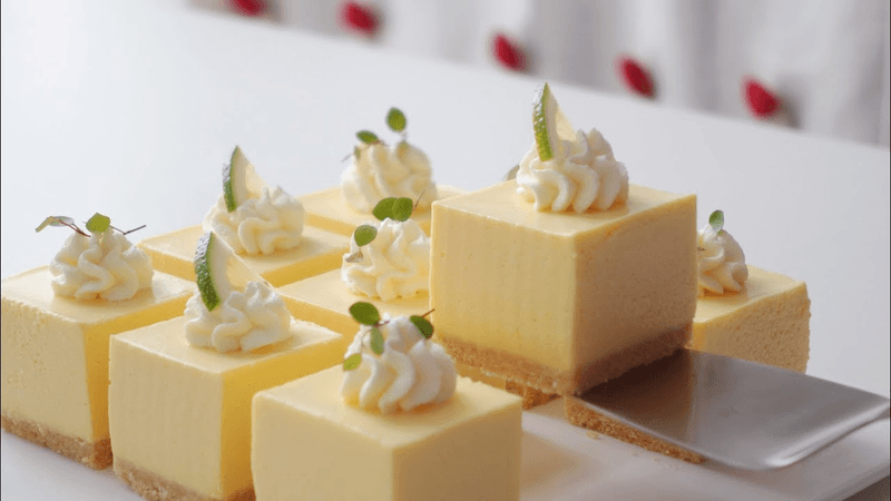 오븐 없이 만드는 비스킷 베이스 레몬 바바루아 Thumbnail