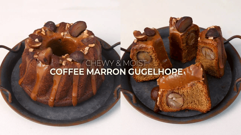 밤 베이킹의 끝판왕 ✨ 커피 마롱 구겔호프 | 쫀득하고 촉촉한 가을 베이킹 레시피 🤎 Thumbnail