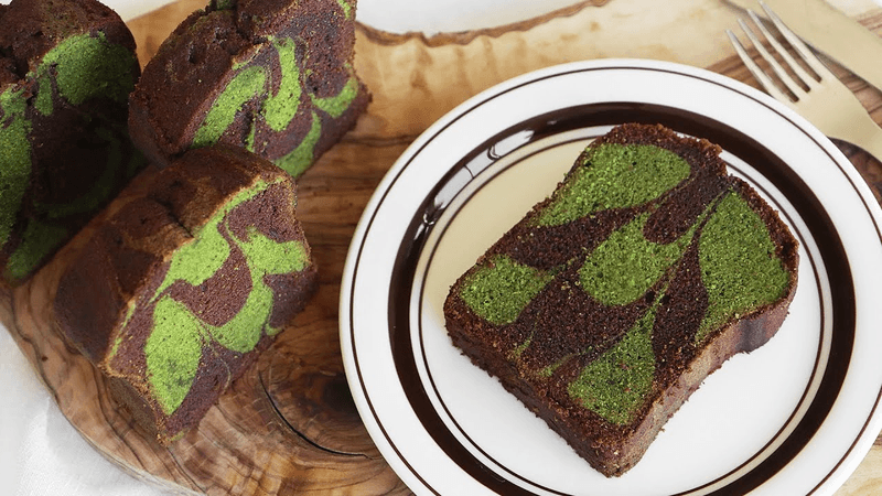 말차 & 초콜릿 마블 파운드 케이크 Thumbnail
