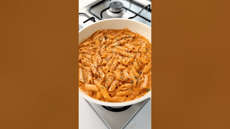 최고의 궁극 파스타 레시피 #Shorts #PastaRecipe 빨간 소스 파스타 레시피 Thumbnail