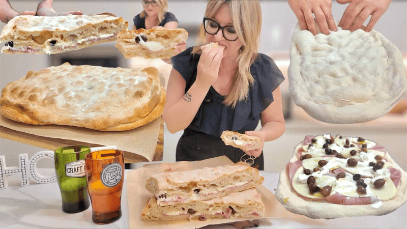 집에서 만드는 가볍고 바삭하며 속이 꽉 찬 포카치아 밀레 볼레 Thumbnail