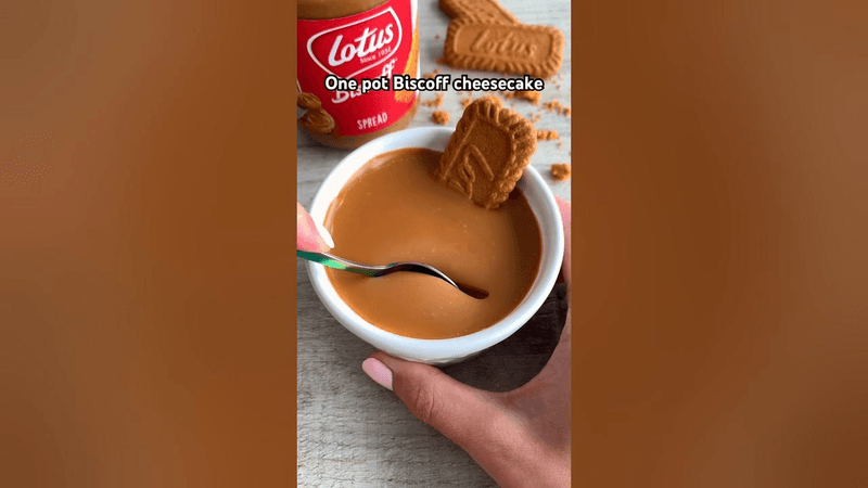 가장 쉬운 비스코프 치즈케이크 ever! #easyrecipe #lotusbiscoff #recipe Thumbnail