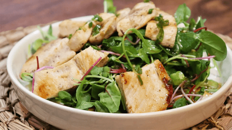 닭가슴살 샐러드 (매콤한 오리엔탈드레싱소스) Thumbnail