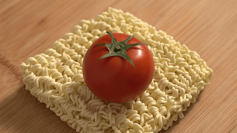 토마토 달걀 라면 Thumbnail