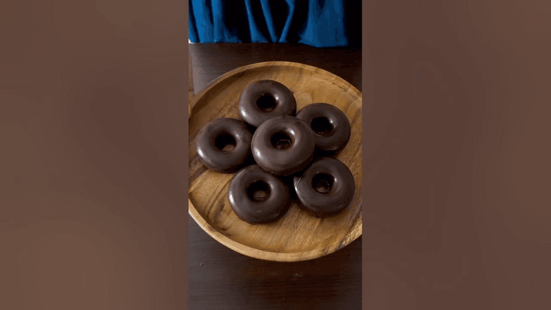 비요뜨 초코링? #도넛 | NO밀가루,설탕 레시피🍩 Thumbnail