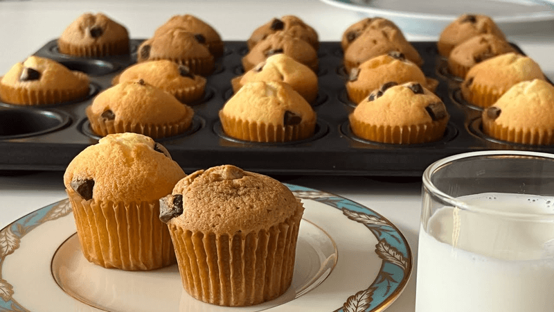 강추 미니 초코칩 머핀 두 가지 맛! 플레인/커피 (베이킹박스에 이거 넣으세요) Thumbnail