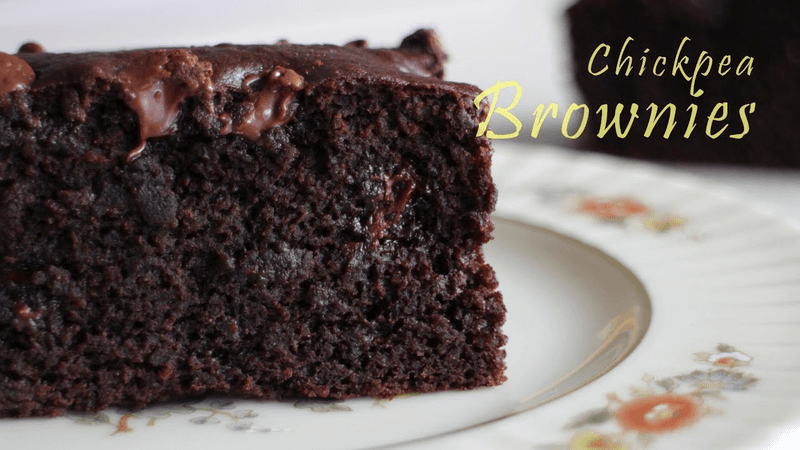 No밀가루/버터! 콩으로 만든 브라우니, 진짜 브라우니 맛! 콩으로 만든지 아무도 몰라요 Chickpea Brownies Thumbnail