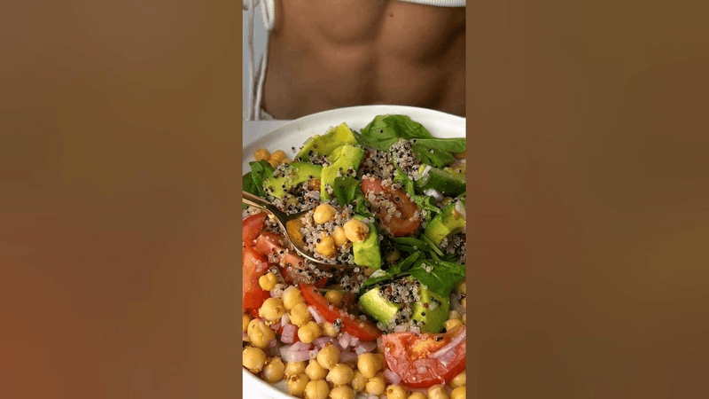 병아리콩 샐러드 🤤 빠르고 쉬운 밀프렙! Thumbnail