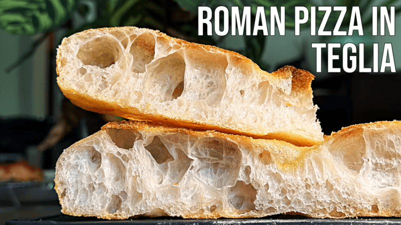 로만 스타일 피자 인 테리아 (비가 프리퍼먼트 사용!) Thumbnail