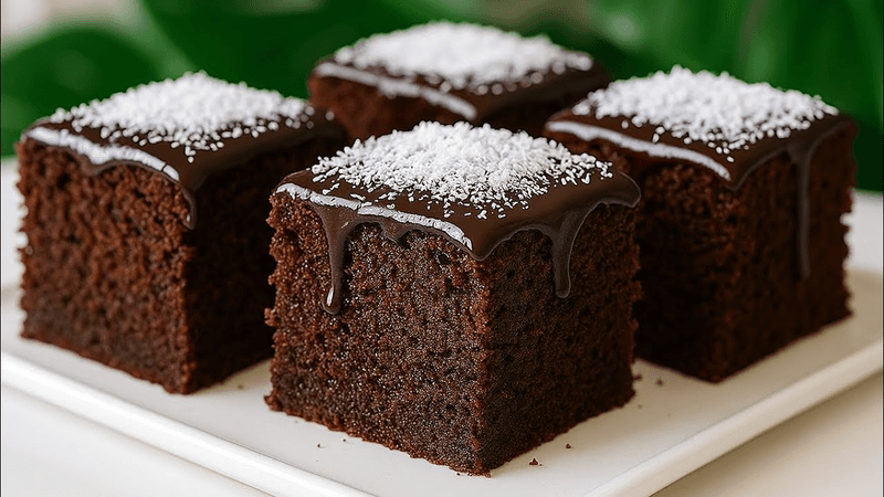 쉬운 초콜릿 케이크 - 7스푼이면 끝! Thumbnail