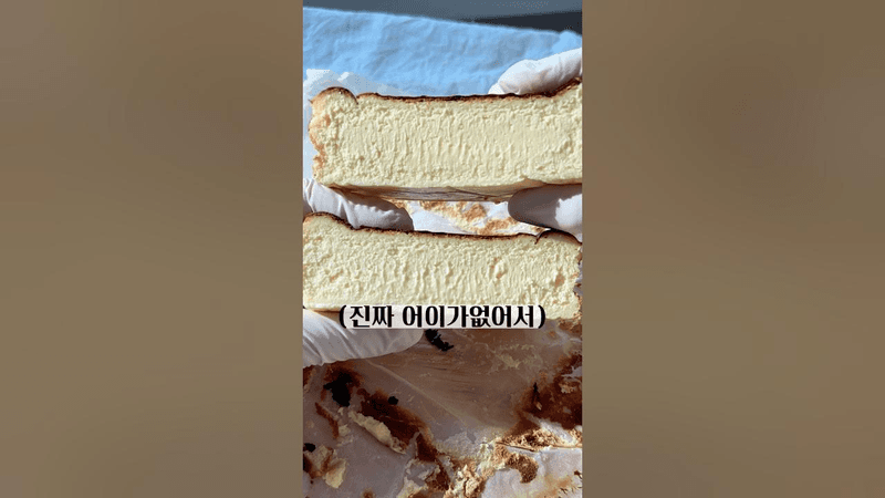 진짜 어이없는 바스크치즈케이크 Thumbnail