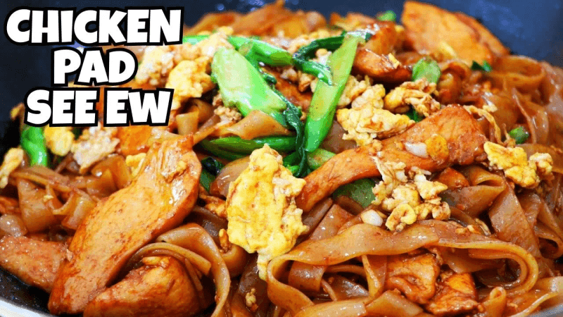 20-Minute Chicken Pad See Ew That Tastes Like Bangkok Street Food Thumbnail