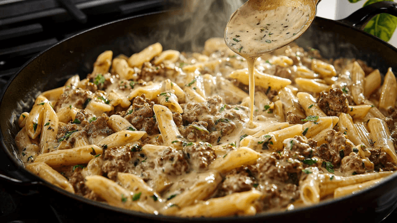 Simple One Pot Ground Beef Pasta Recipe: Perfect for Weeknights Thumbnail
