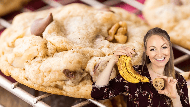 부드럽고 쫀득한 바나나 쿠키 (Cakey하지 않음) Thumbnail