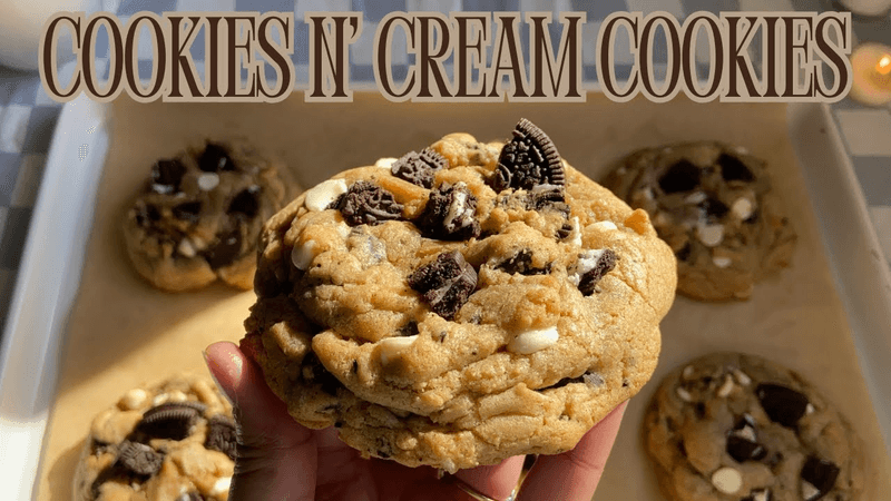 부드러운 쿠키 앤 크림 쿠키 ♡ 나와 함께 구워보세요 Thumbnail