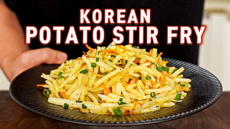 Korean-Style Stir-Fried Potatoes (Gamja Bokkeum) Thumbnail