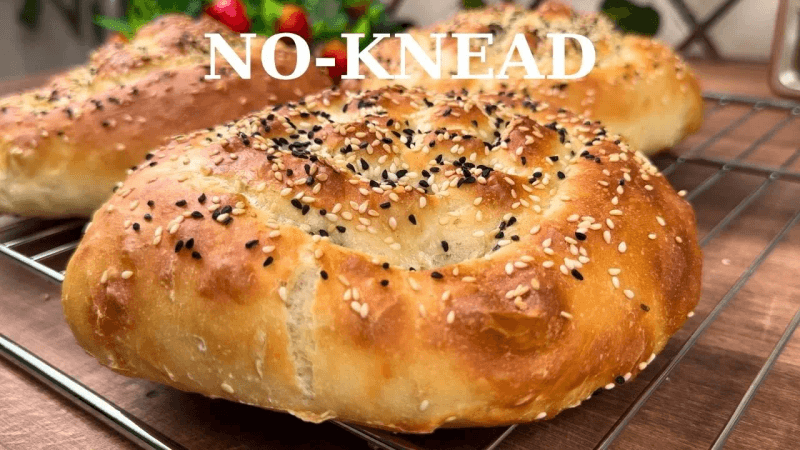 반죽 없는 빵 레시피 | 4가지 재료로 매번 부드럽고 폭신하게 Thumbnail