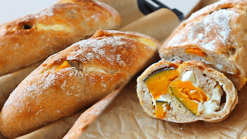 단호박 크림치즈 깜빠뉴 Thumbnail