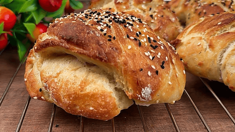 손댈 필요 없는 무반죽 빵 | 지저분하지 않고 아주 쉬워요 Thumbnail