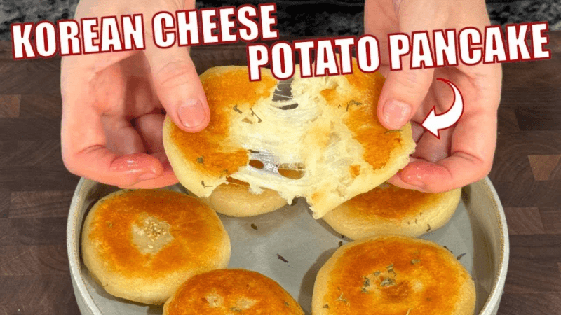 Potato Hotteok (Korean Sweet Pancake) Thumbnail