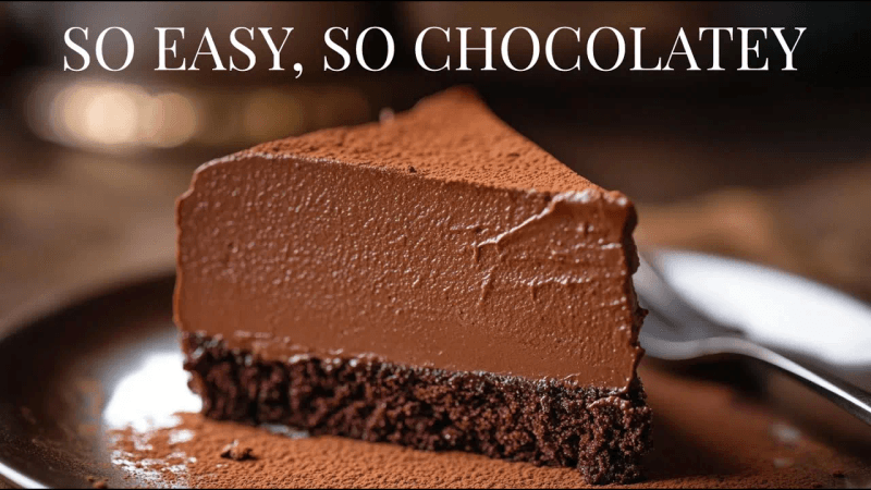 단순한 재료에서 초콜릿 천국으로: 실키하고 데카던트한 무스 케이크 Thumbnail