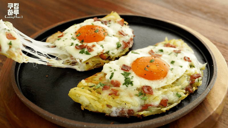 감자 2개 있으세요? 놀랍고 맛있는 감자요리! 새로운 감자 피자! 브런치 Thumbnail