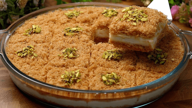 튀기지 않고 오븐 없이 💥라마단 디저트💥 치즈 쿠나파와 맛있는 사라이 할바 Thumbnail