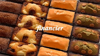 한가지 반죽으로 4가지 맛 휘낭시에 만들기(츄러스.무화과크림치즈.황치즈.말차) Thumbnail