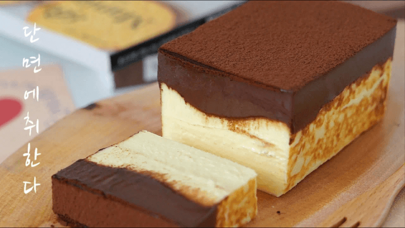 노력 대비 결과물 미쳤음!치즈+초콜릿 조합 끝판왕 등장!가나슈 베이크드 치즈케이크 만들기 Thumbnail