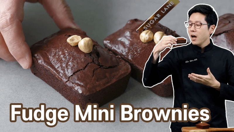 미니 퍼지 브라우니 | 당신이 만들 수 있는 최고의 브라우니 Thumbnail