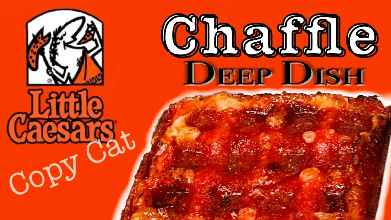 Perfect Low Carb Chaffles Pizza Recipe Thumbnail