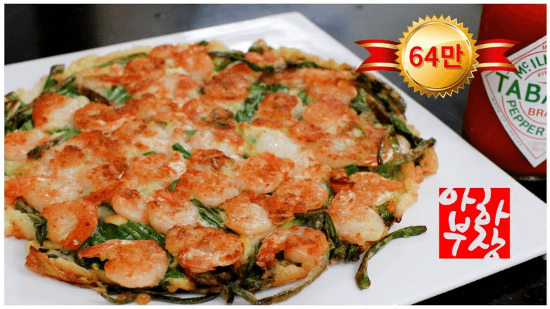 바삭바삭한 새우전 (해물파전) Thumbnail