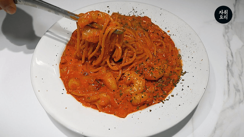 쉬림프 고추장크림 파스타 Thumbnail