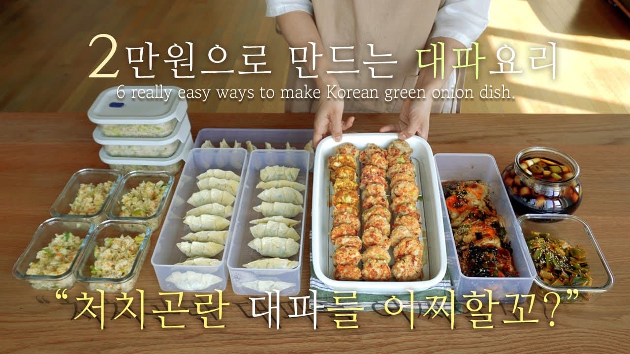 2만원으로 만드는 6가지 대파요리 Thumbnail